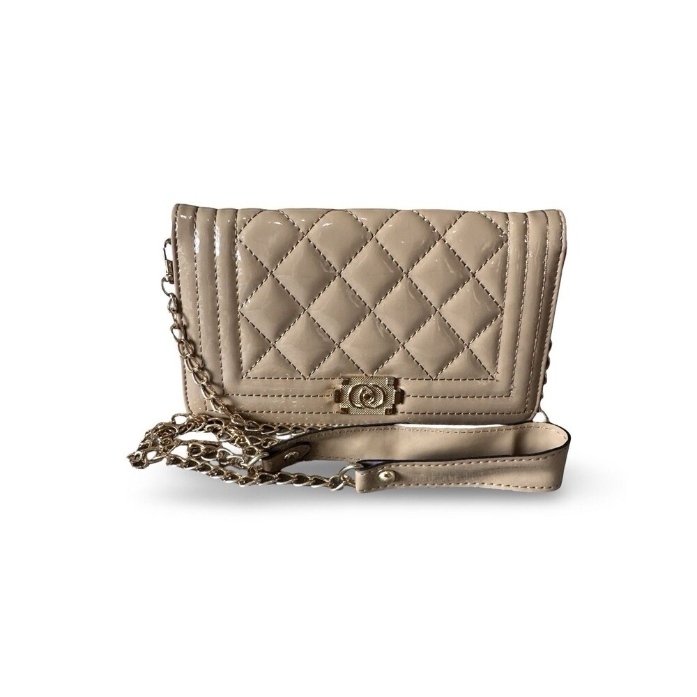 Classic Quilted PU Leather Shoulder Bag